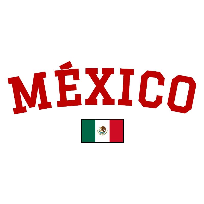 Mexiko Flagge Design Rot