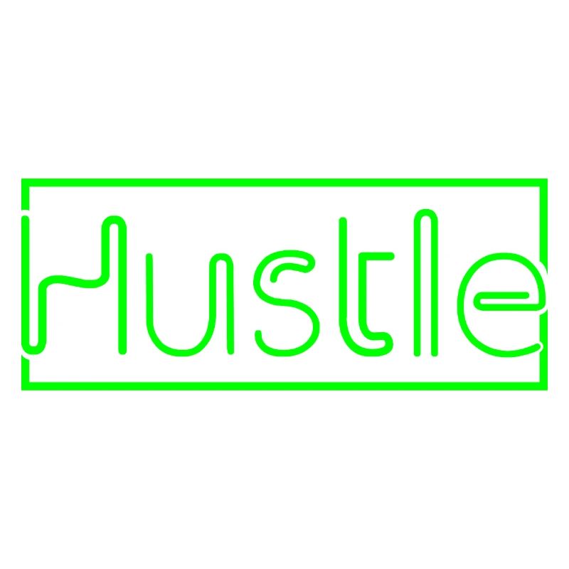 Futuristic Neon Background Print