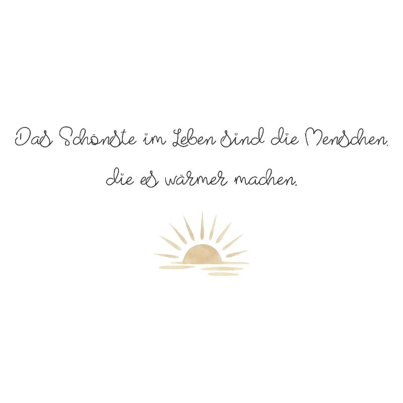 Menschen, die das Leben wärmer machen