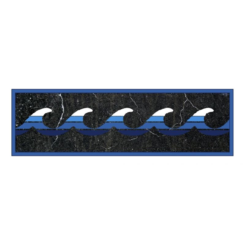 Surfer Logo Blau