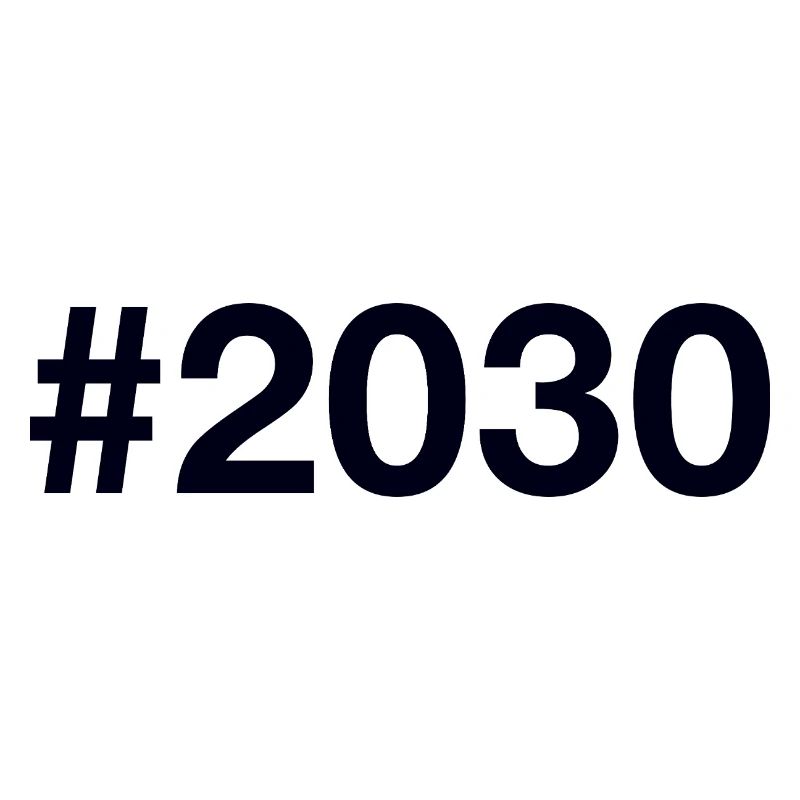 2030 Hashtag