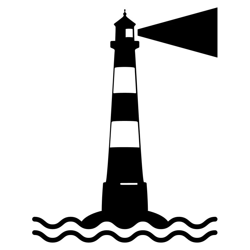 Mer de vagues phare maritime des côtes de la mer