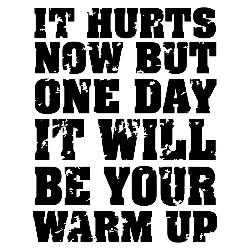 It Hurts Now...