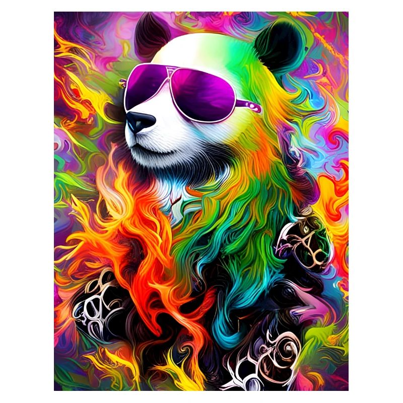 Rainbow Panda Sunglasses
