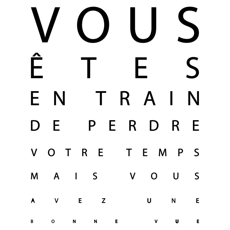 vous avez