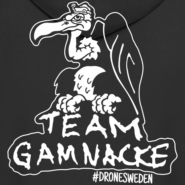 Team Gamnacke Drone Sweden vit jacka