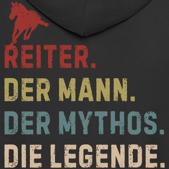 reiter legende - Männer Premium Kapuzenjacke