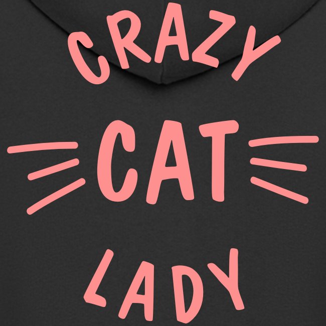 Crazy Cat Lady meow - Männer Premium Kapuzenjacke