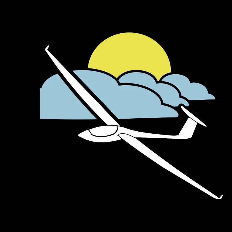gliding tshirt glider logo gliding