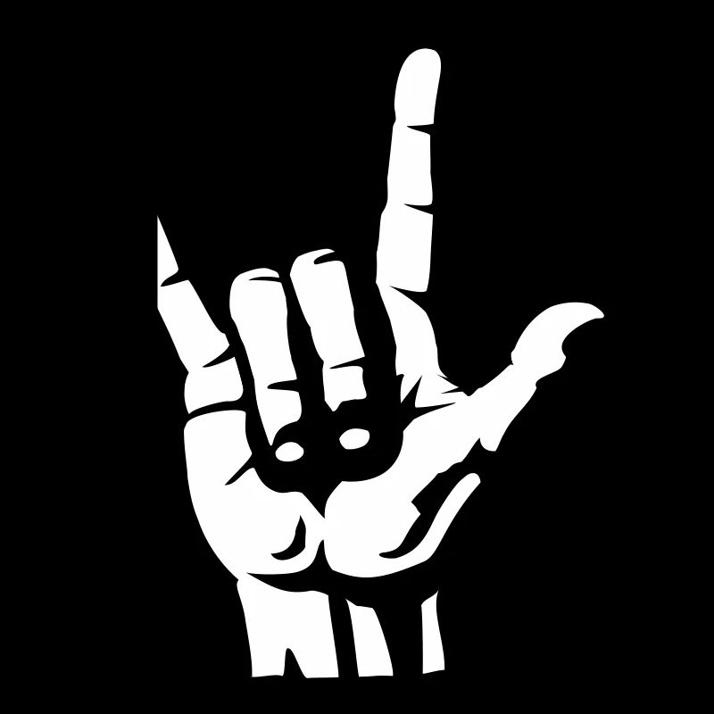 Devil Rock Hand - Pommesgabel (short) 2c