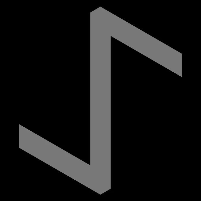 Rune: Eihwaz ᛇ (Ei, Y), Quantum Runes Futhark 0 ©