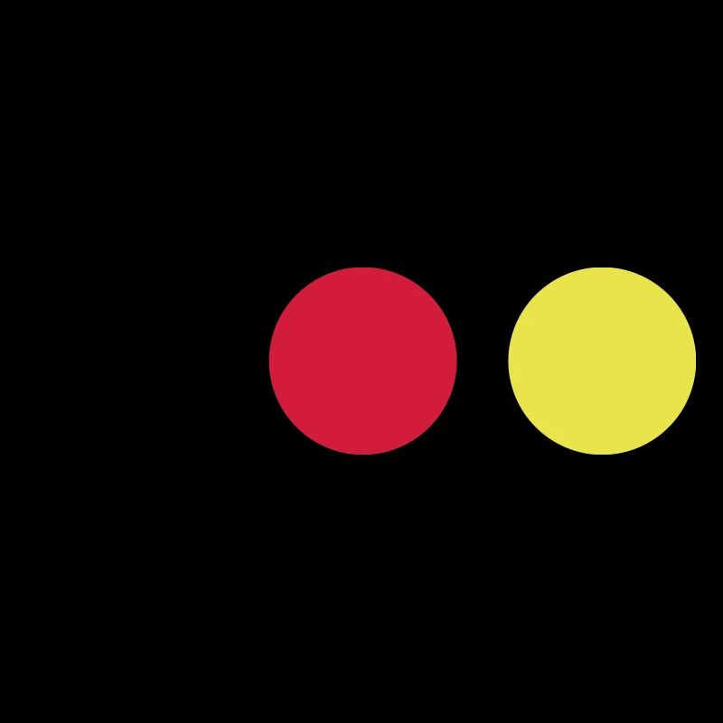 Points black, red and yellow