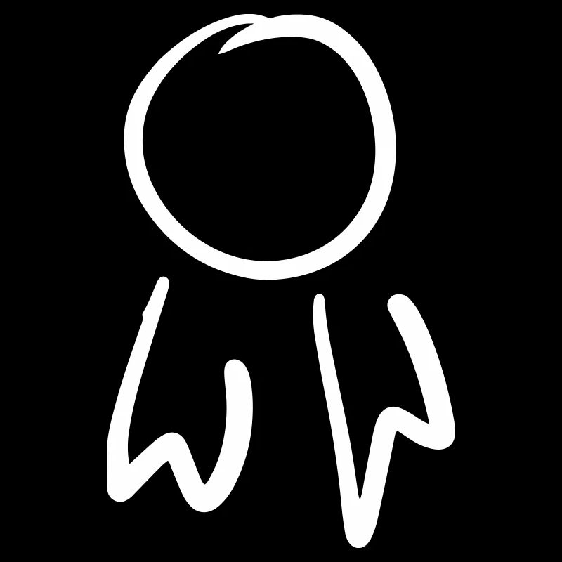 Square Badge / Order Template. Scrawl.