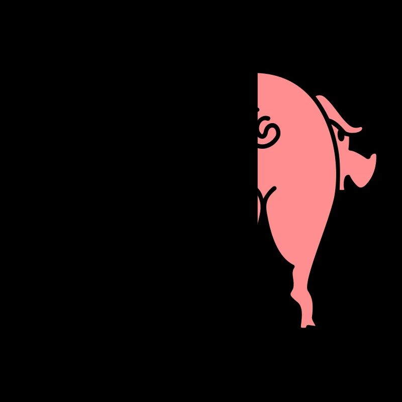 Porc par derrière / pigs backside (2c)