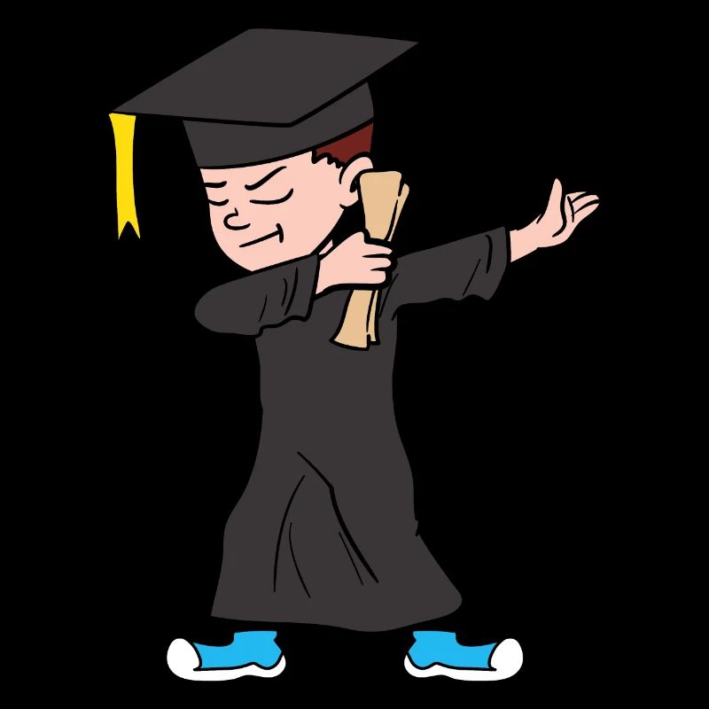 Dabbing Dab Abschluß Diplom Student Studium Abitur