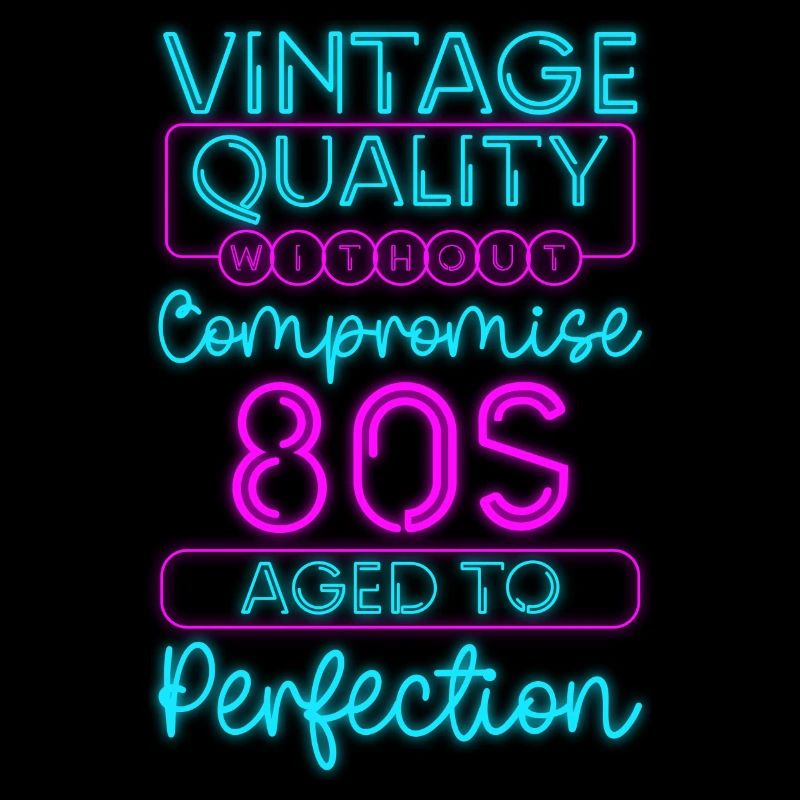 Leuchtfarben Cool Nostalgie