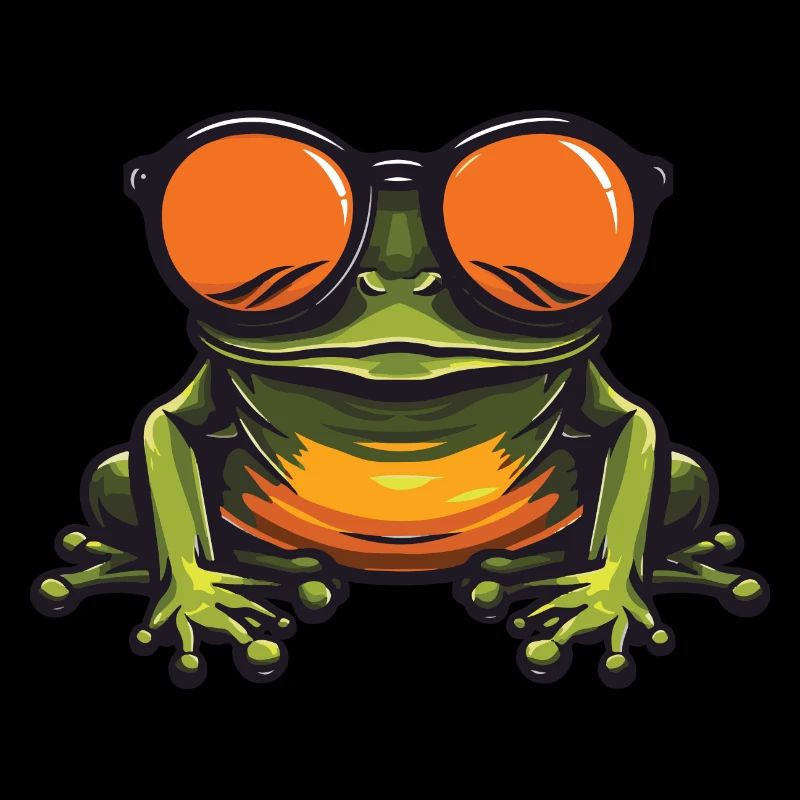 Frog Funny Cool