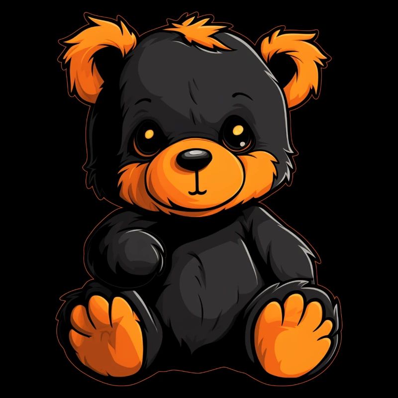 Kinder Teddybär guckt Süß