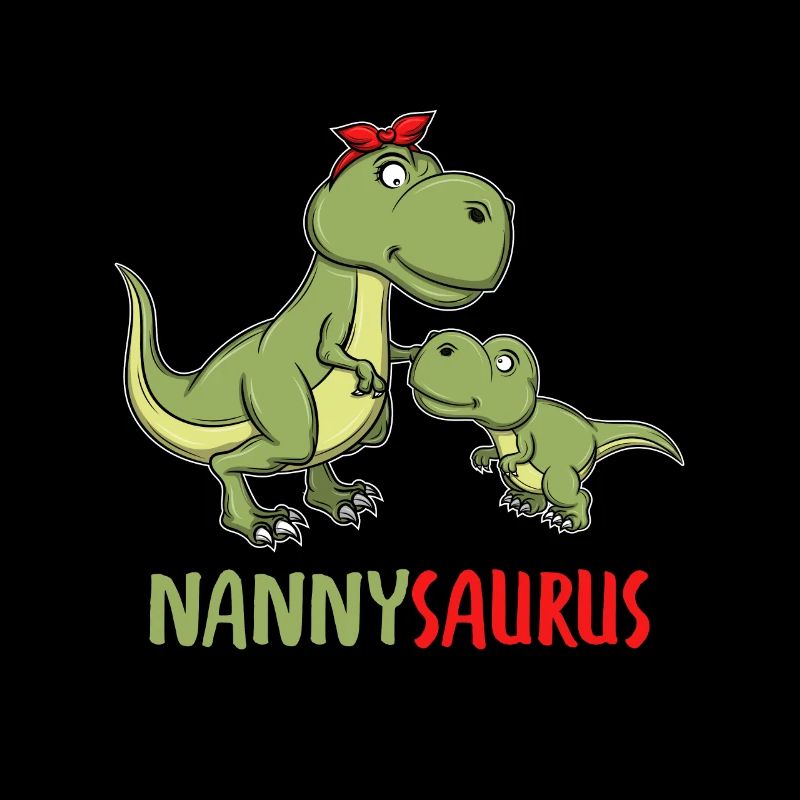 Nanny saurus Kindermädchen Tagesmutter Geschenk