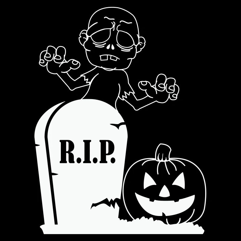 Rip Pumpkin Zombie