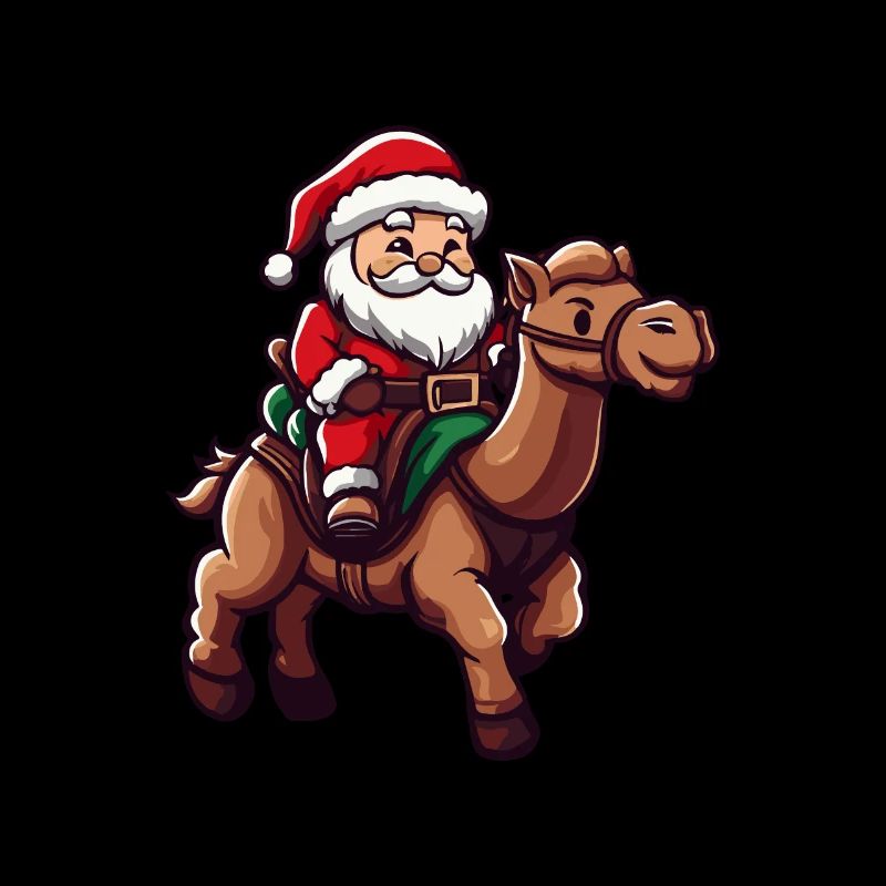 Kamel Weihnachtsmann