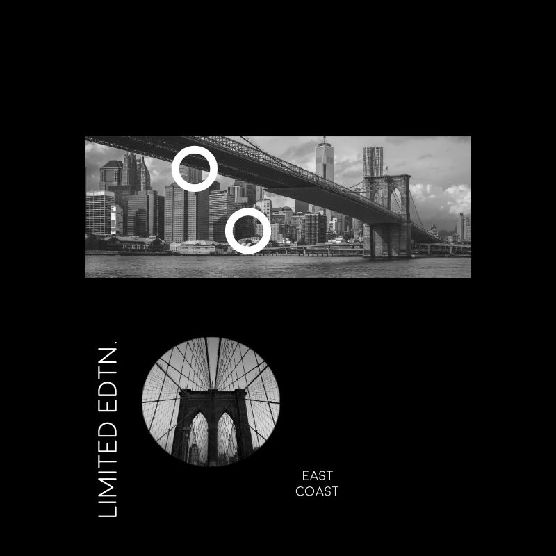 Brooklyn Edition Limitée! L'idée du pont de Brooklyn