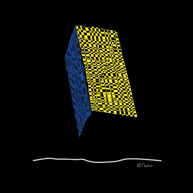 Abstract design Graffiti mit Ecken und Kanten