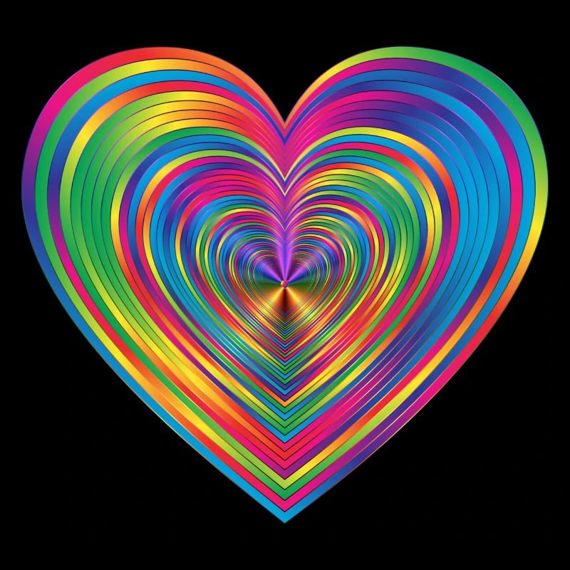 Rainbow Heart