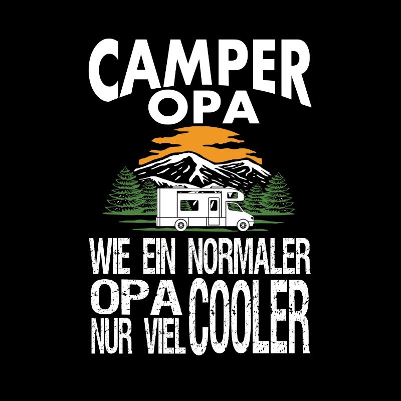 Camper Opa Geschenk