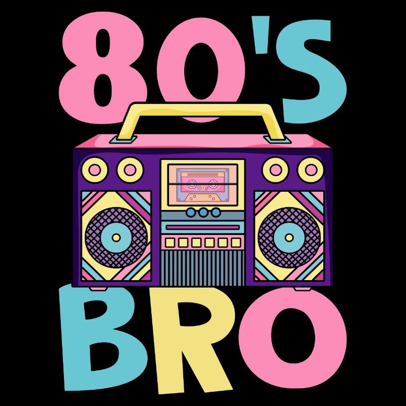 Fête 80s 80s Bro Mottoparty 80's