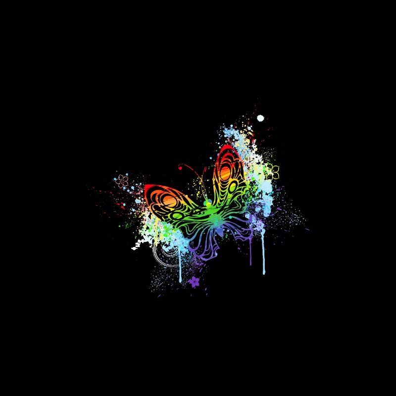 Éclaboussure de couleur papillon