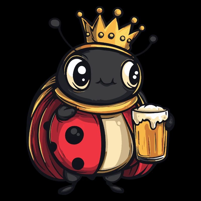 Marienkäfer Bier Lustig