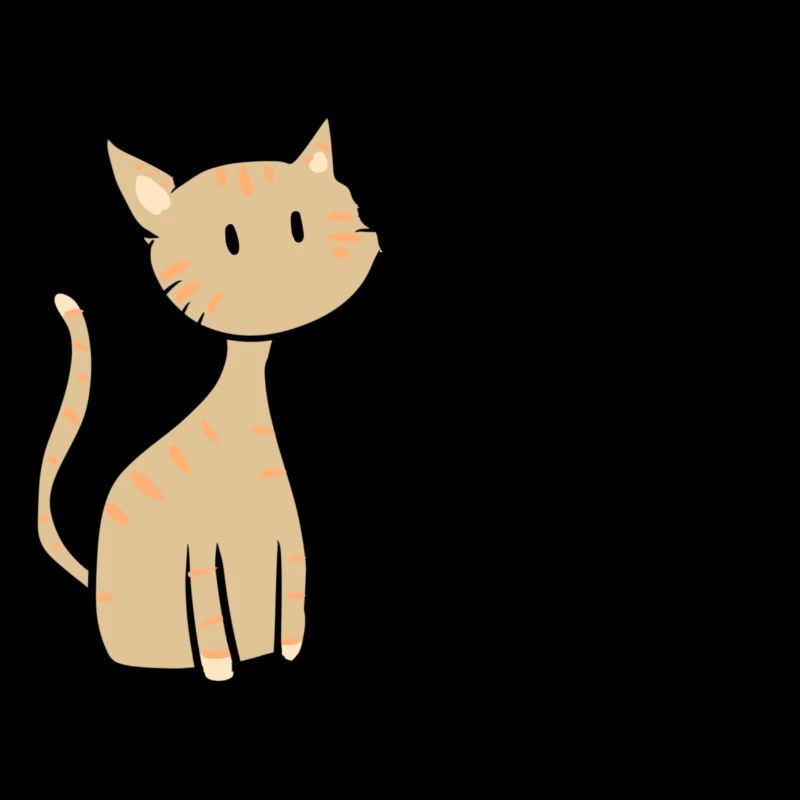 chat brun je t’aime