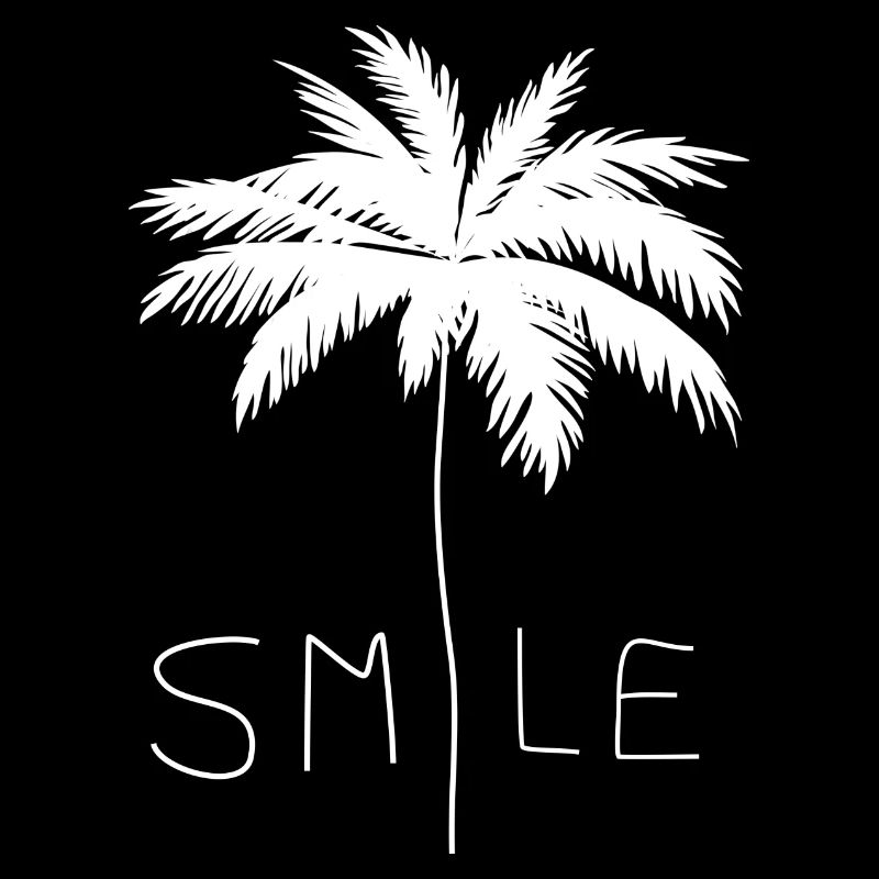 Smile Palmier Blanc