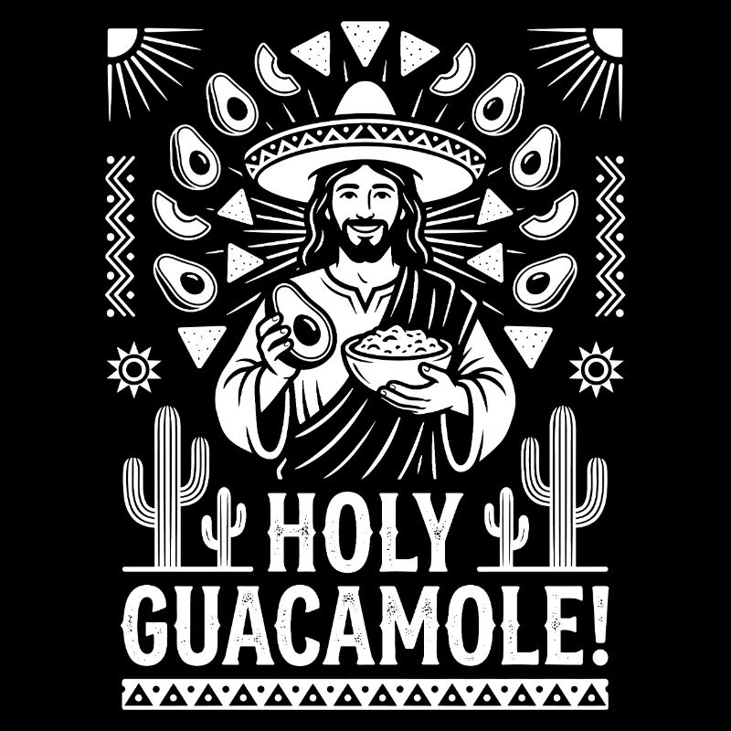 Holy Guacamole Funny Jesus Design