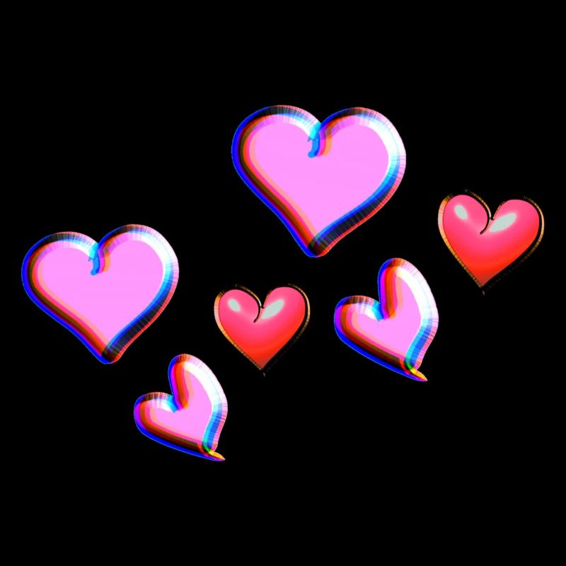 pink hearts heart pattern symbol