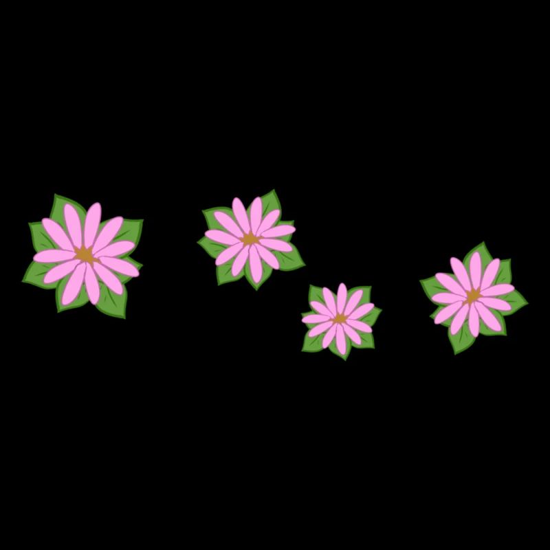vier blumen rosa