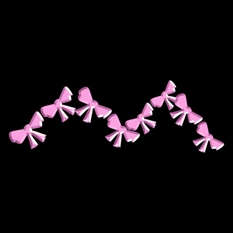 schleife symbol fliege eckig pink