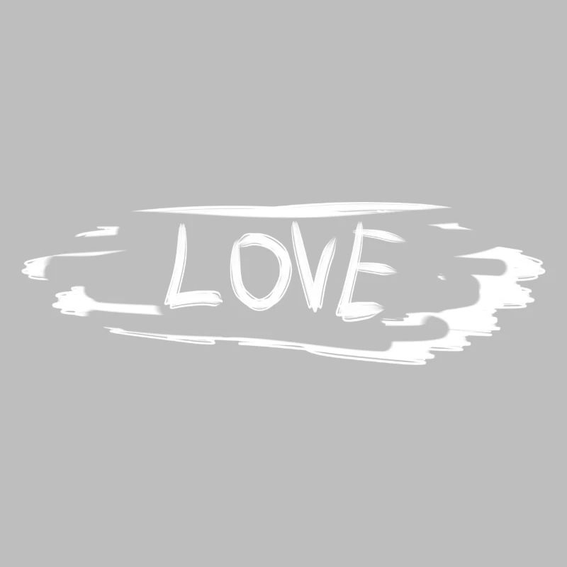 Modèle de texte d’amour Contour de symbole