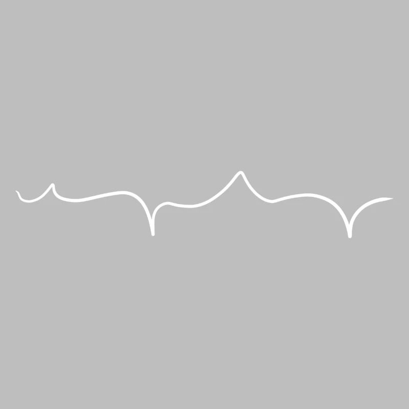 line wavy pointed course stroke