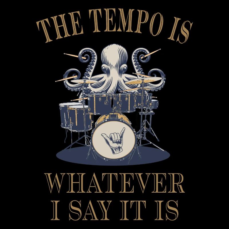 Drums Drummer Octopus