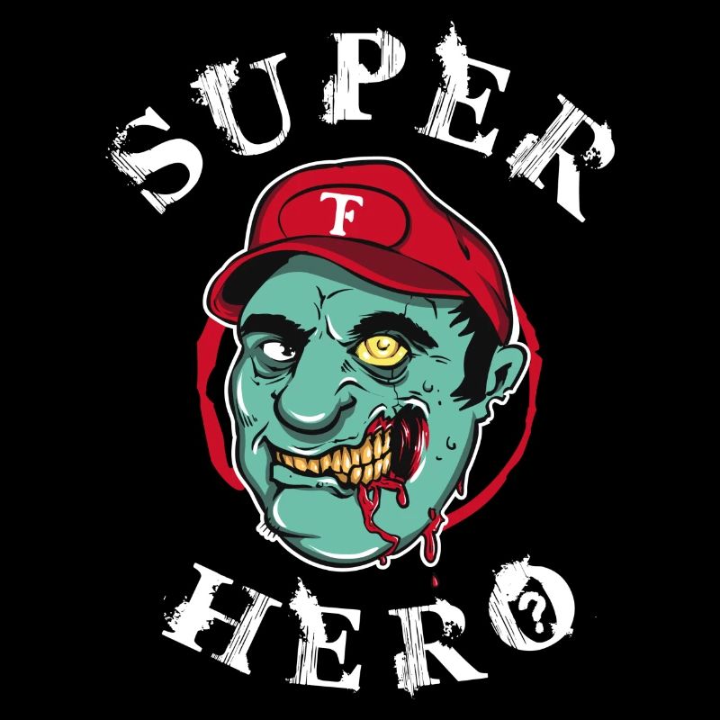 Superhero zombie