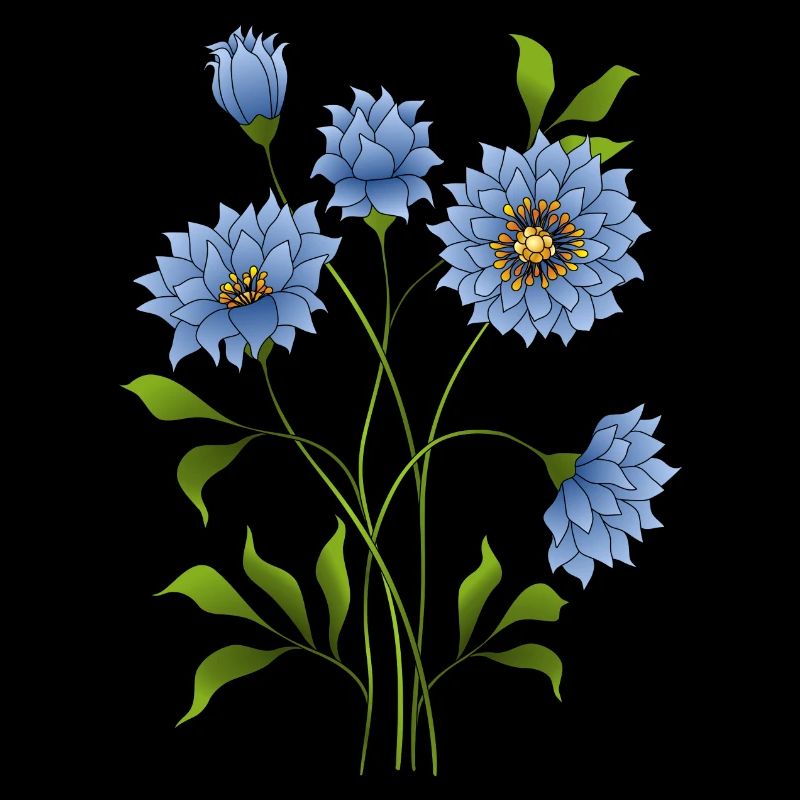 Blaue blumen