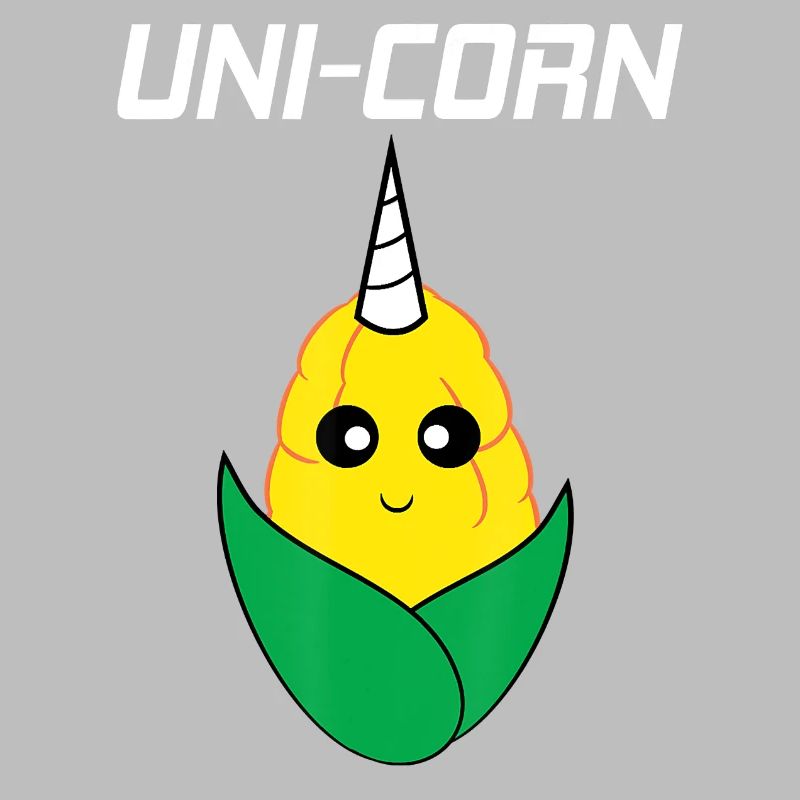 Uni Corn Corn on the Cob Einhorn