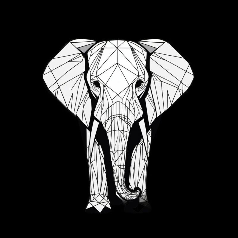 Moderner Elefant