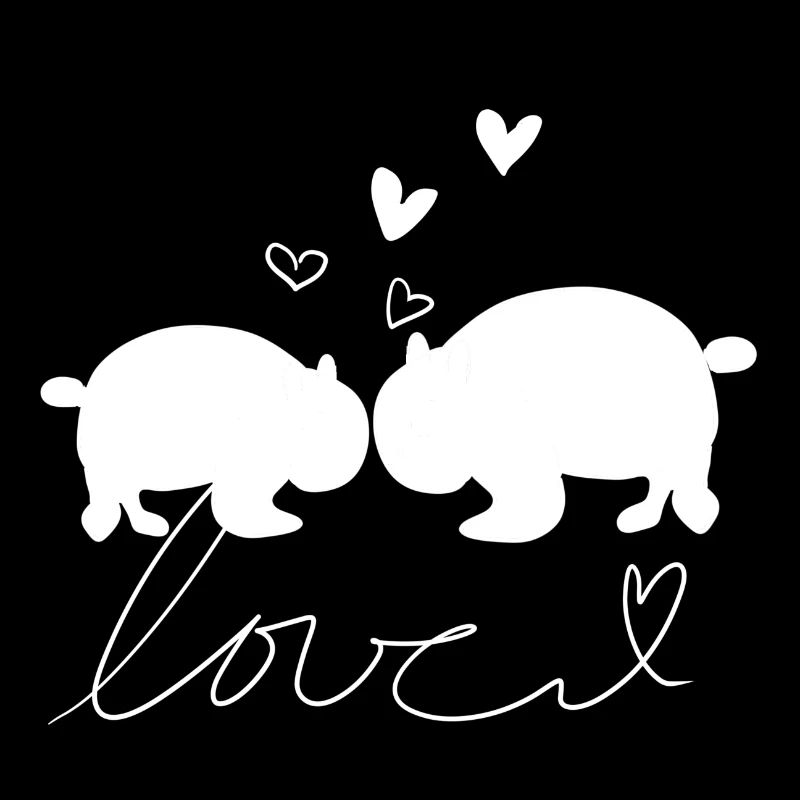 Liebe Tiere Pandas Panda Symbol