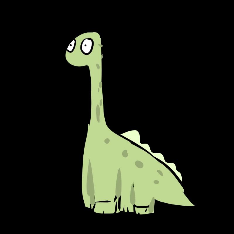 animal vert dinosaure