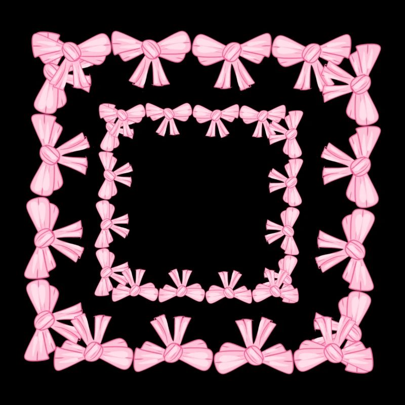 frame square square loop pink