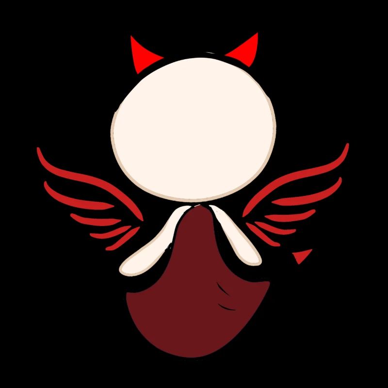 roter Teufel Symbol Mensch
