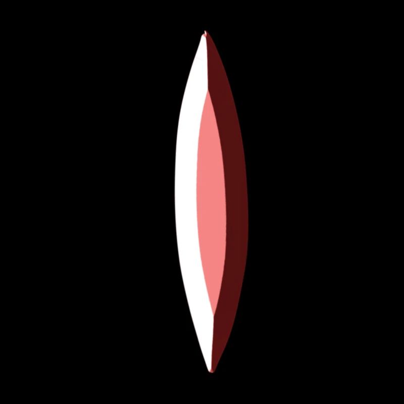 rotes symbol stein rot glänzend kristall